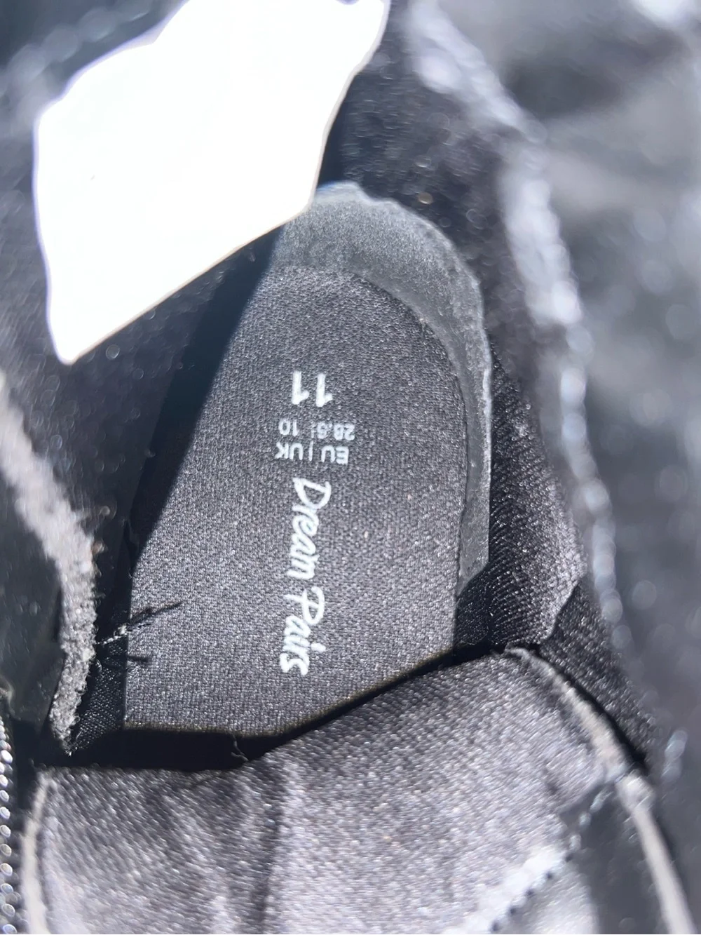 Dream Pairs Black Patent Lace-Up Boots
